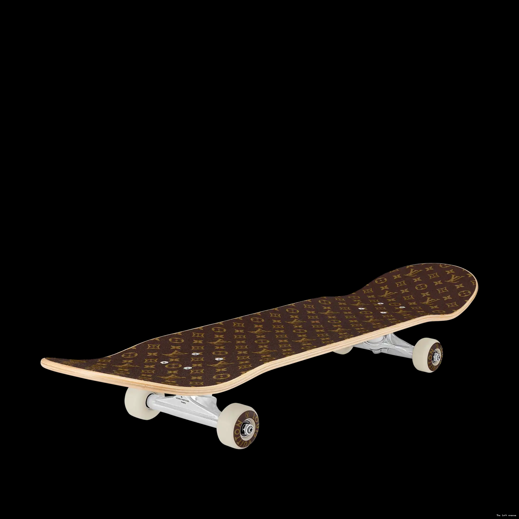 BROWN SKATEBOARD LV MONOGRAM CUSTOM 0506